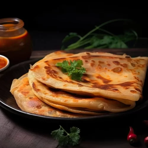 aloo kulcha vegetarian food